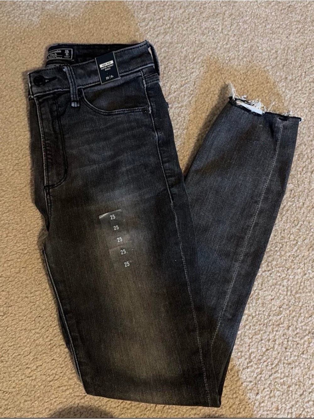 A&F High Rise Super Skinny Ankle size 25 / 0R